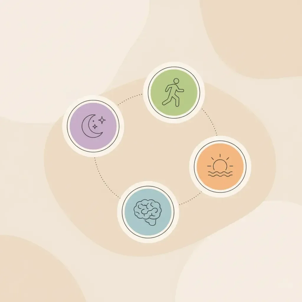 Spánek, pohyb, psychika, energie – USP cover image