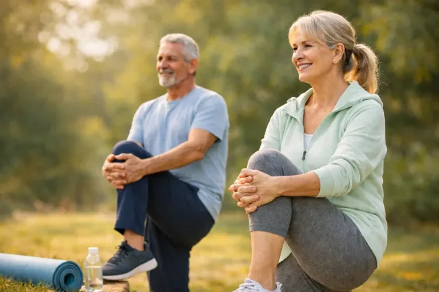 Cvičení při artróze: Jak se hýbat, když klouby bolí? (Tipy na úlevu)